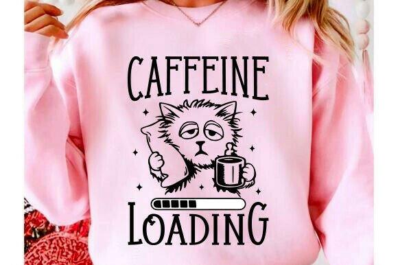 Caffeine Loading PNG, Funny Animal SVG Review