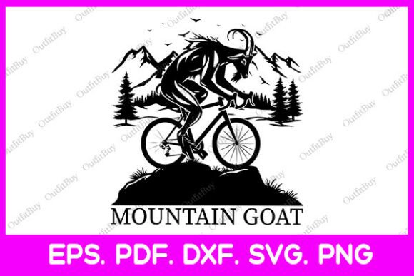 Mountain Goat Bicycle Funny Biking Svg Review