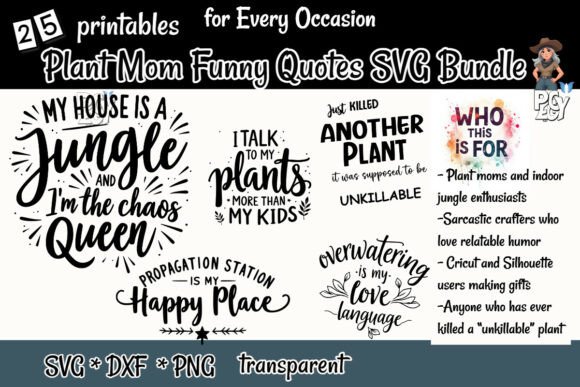 Plant Mom Funny Quotes SVG Bundle Review